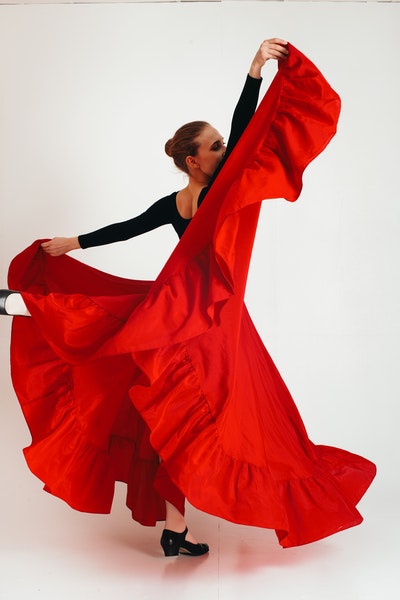 Flamenco themed hen party group in Edinburgh